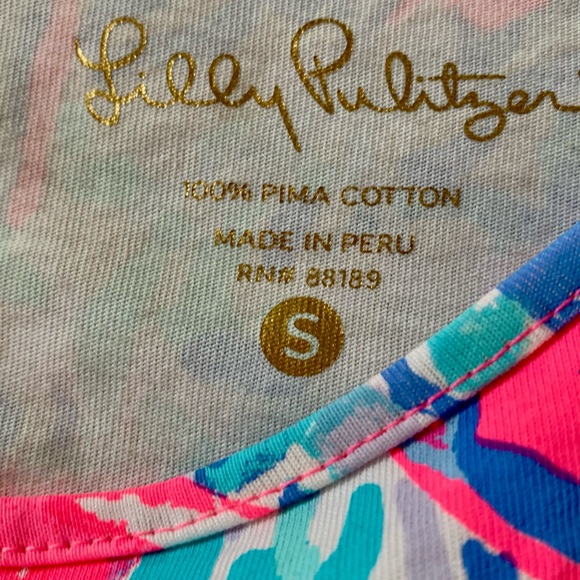 Lilly Pulitzer Marlowe Dress Cosmic Coral Size S - Picture 3 of 8